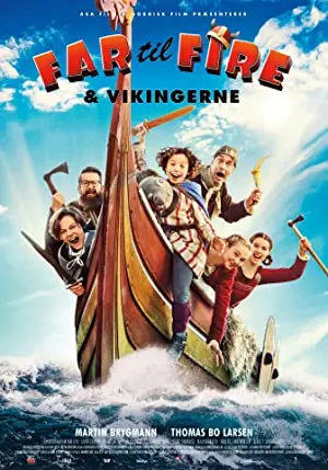 Vader met Vier Kinderen en de Vikingen