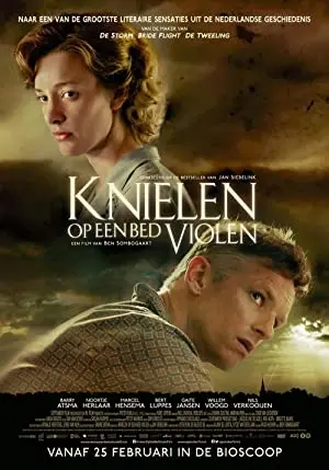 Knielen op een Bed Violen