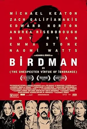 Birdman or (The Unexpected Virtue of Ignorance) (2014): Een meesterlijke afdaling in de psyche van roem en creativiteit