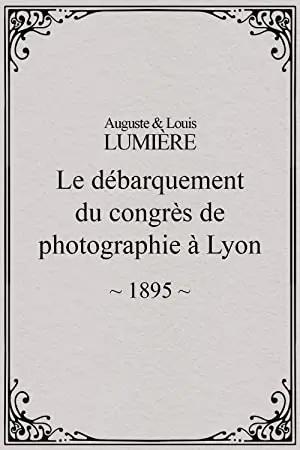 The Photographical Congress Arrives in Lyon