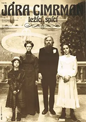 Jára Cimrman lezící, spící