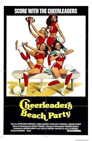 Cheerleaders Beach Party
